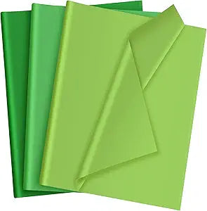 Tissue Paper - Green (3 Shades - Pack of 30 sheets)