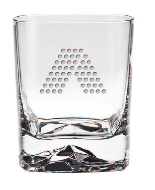 Whiskey Glass -Frosted  Alacrity A logo