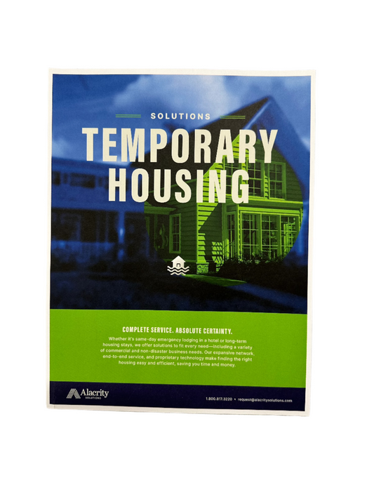 Temporary Housing Sell Sheet 2024 Q1