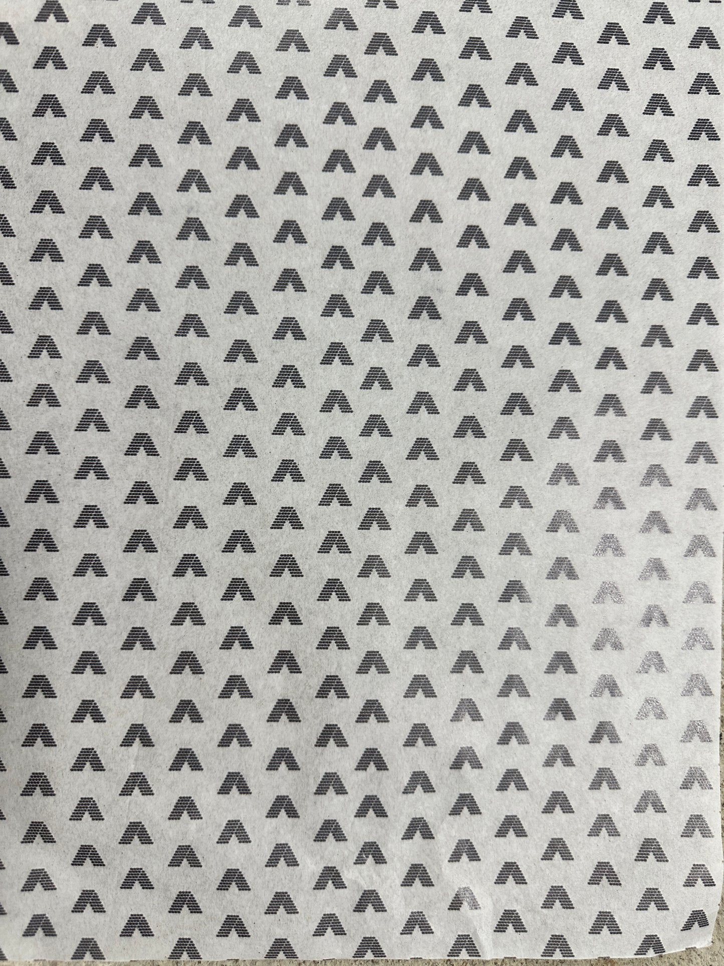 Tissue Paper - Alacrity A logo - black on white - 75 sheet