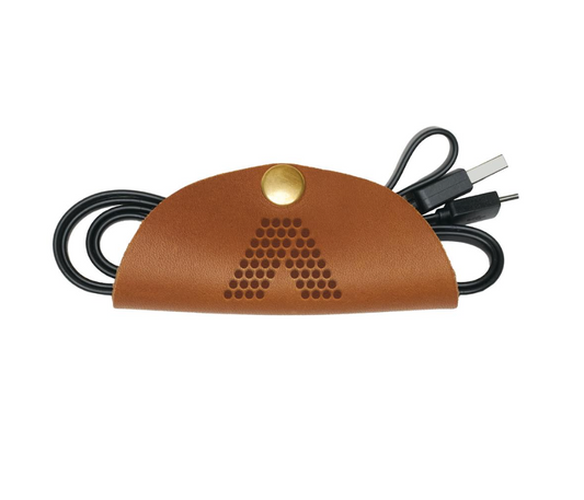 Electronic Cable Organizer (Leather) (Tech Taco)