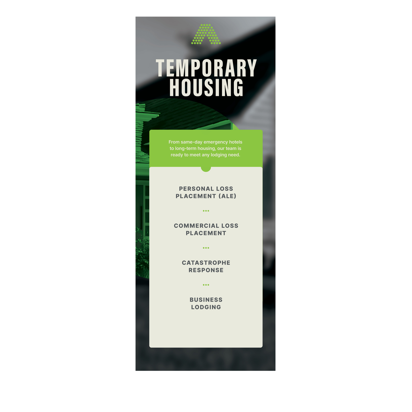 Banner, Temporary Housing March 2026 Edition