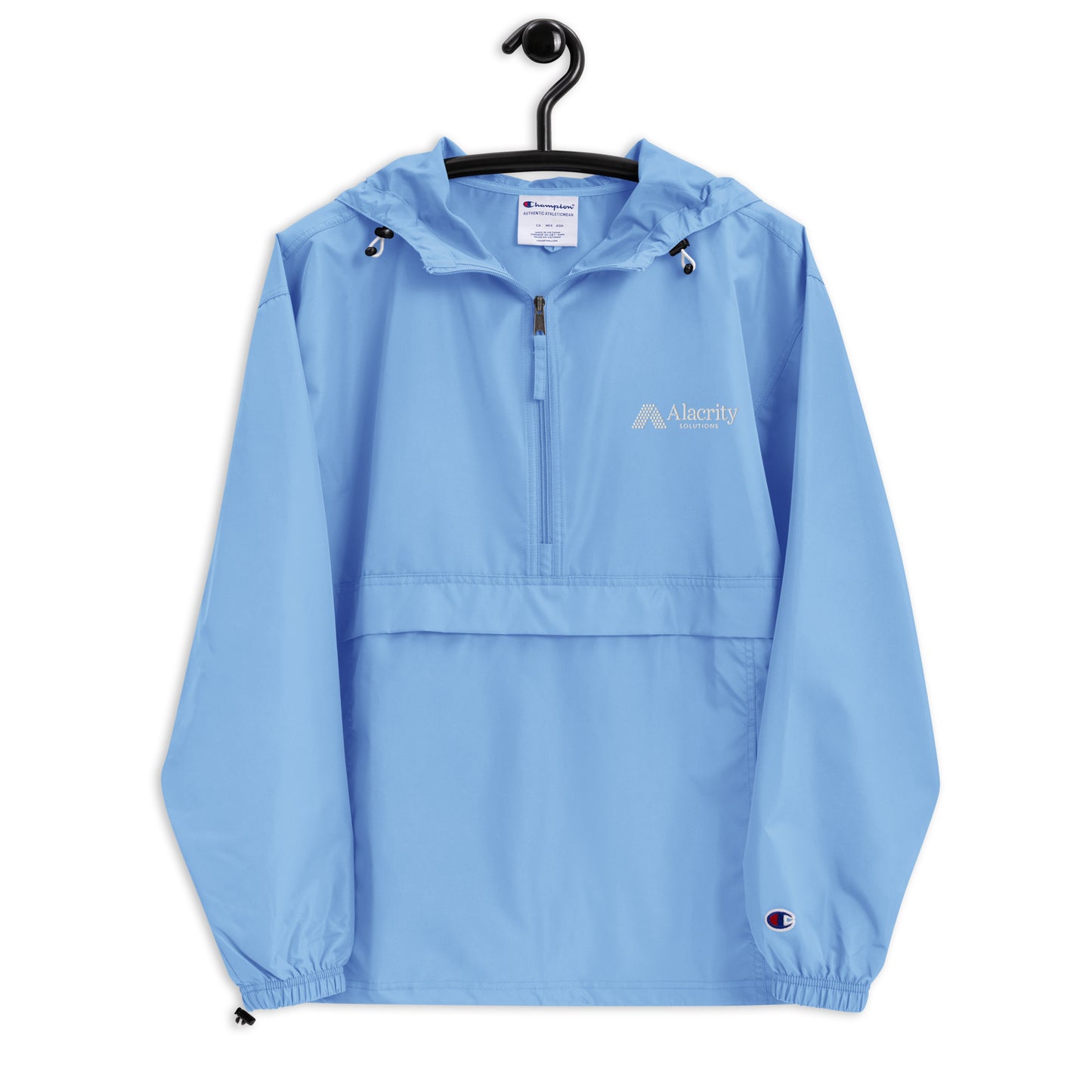 Unisex Embroidered Champion Packable Jacket (5 colors)