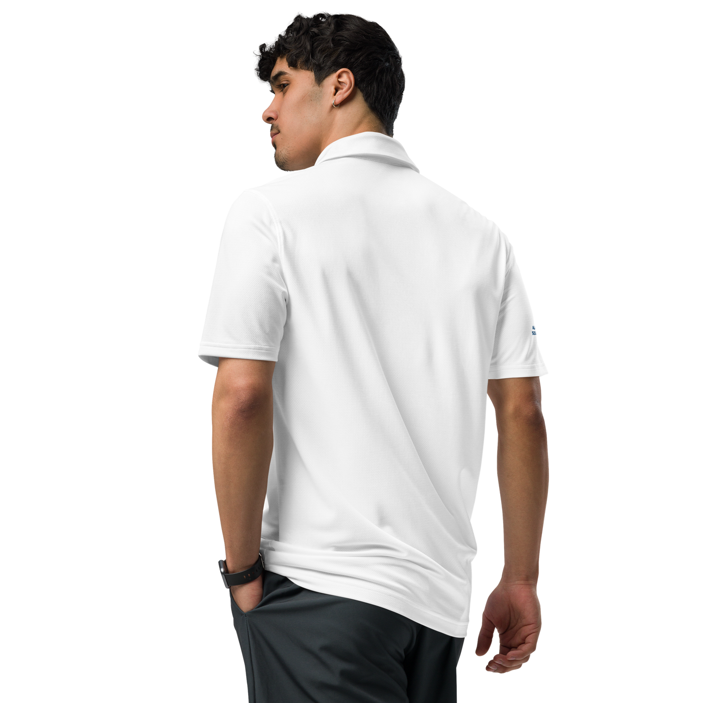 Men's Under Armour® polo (white)