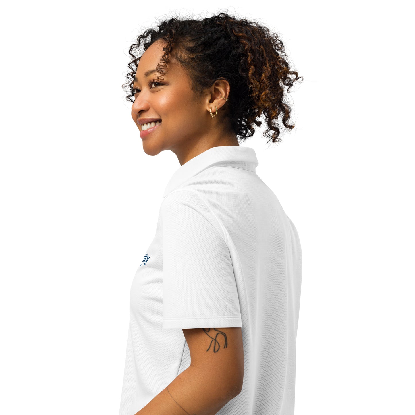 Women's Under Armour® polo (white)