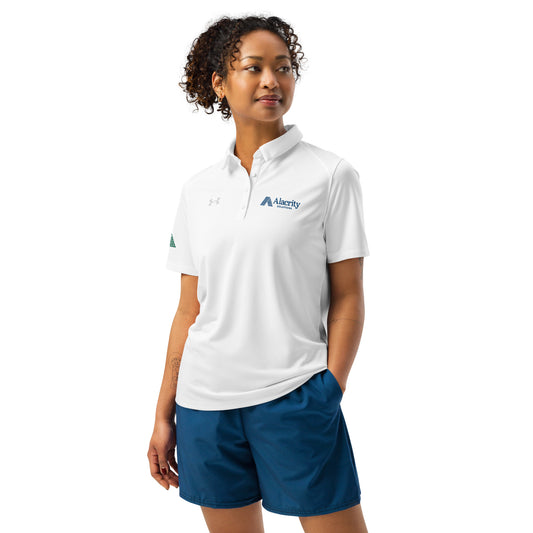 Women's Under Armour® polo (white)