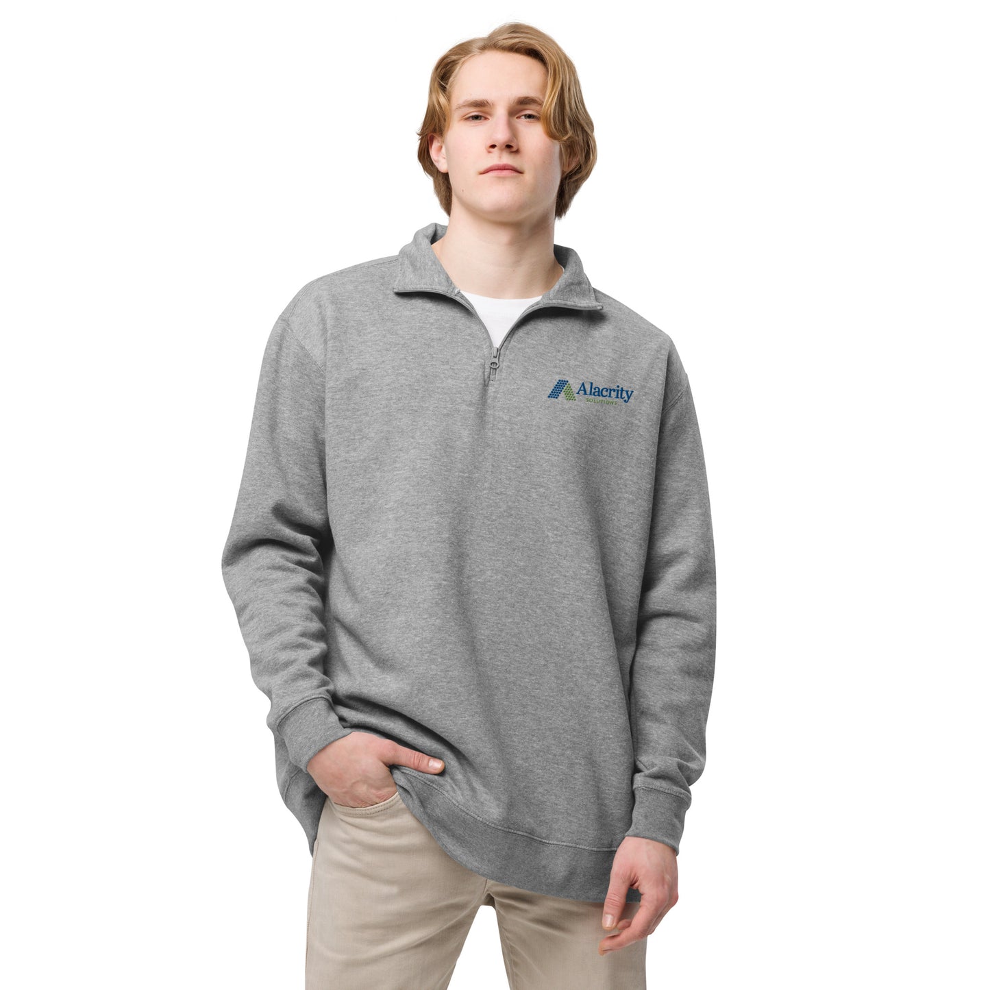 Unisex Fleece Pullover (Grey)