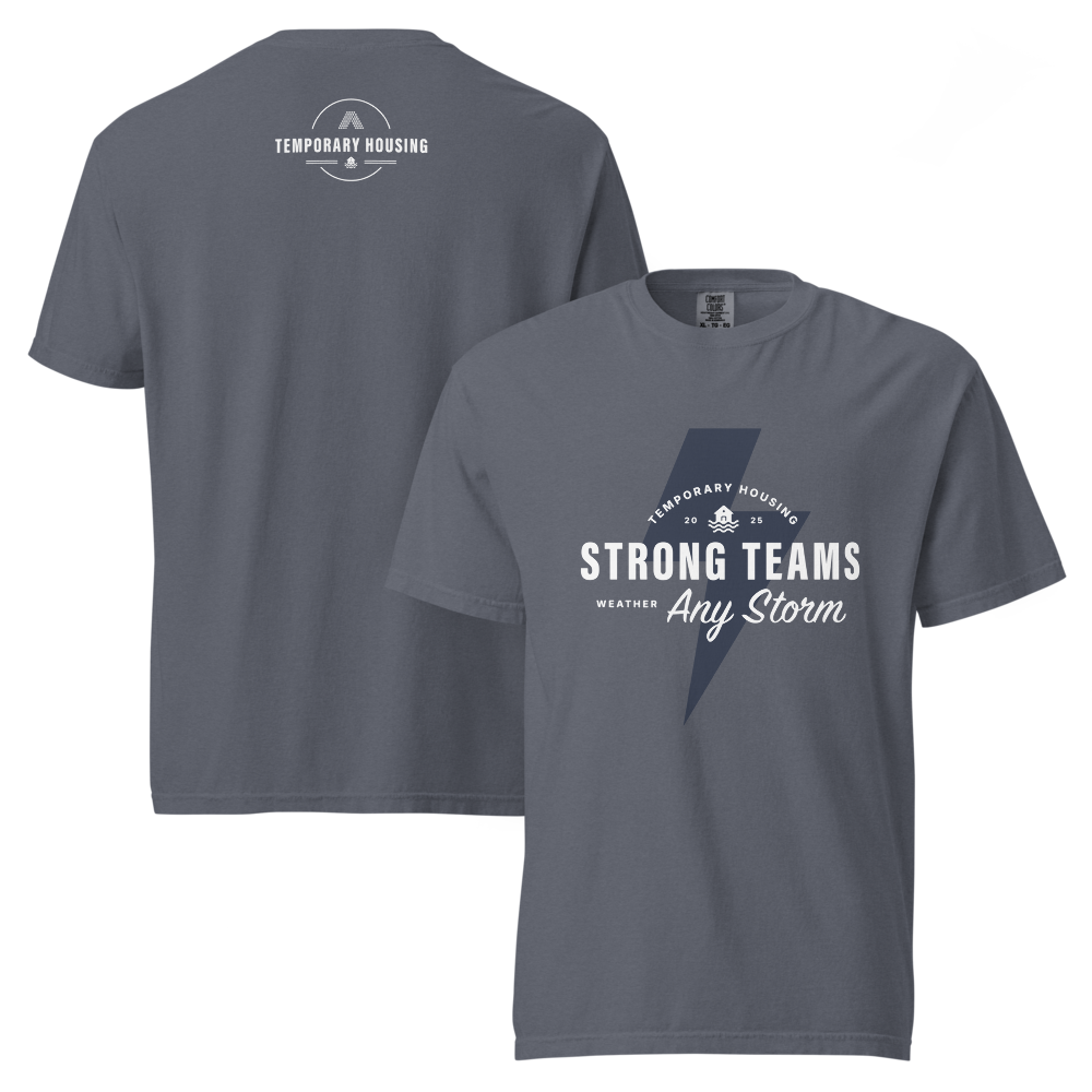 Temp Housing Unisex garment-dyed t-shirt (grey)
