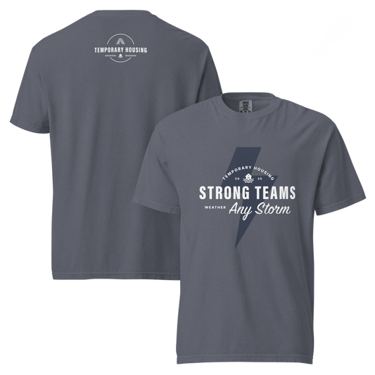 Temp Housing Unisex garment-dyed t-shirt (grey)