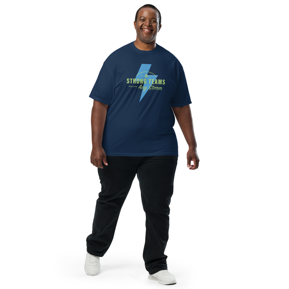 Temp Housing Unisex garment-dyed t-shirt (blue)