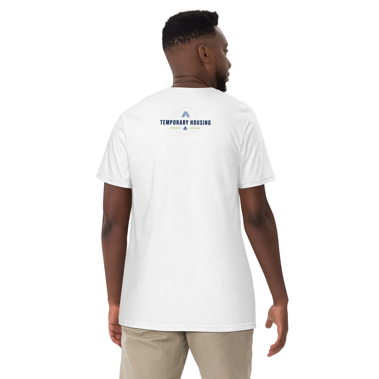 Temp Housing Unisex garment-dyed t-shirt (white)