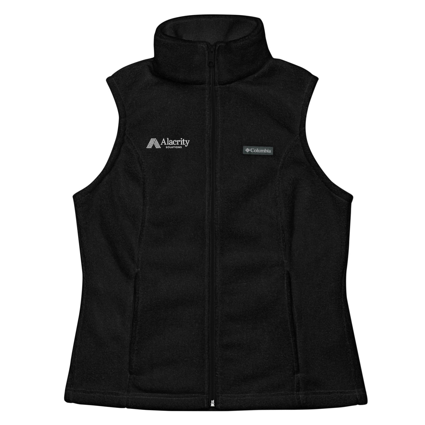 Women’s Columbia Fleece Vest (black or grey)