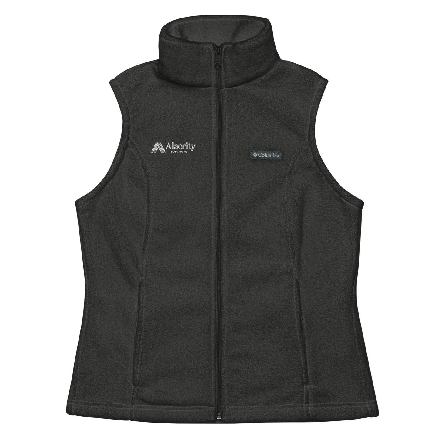 Women’s Columbia Fleece Vest (black or grey)