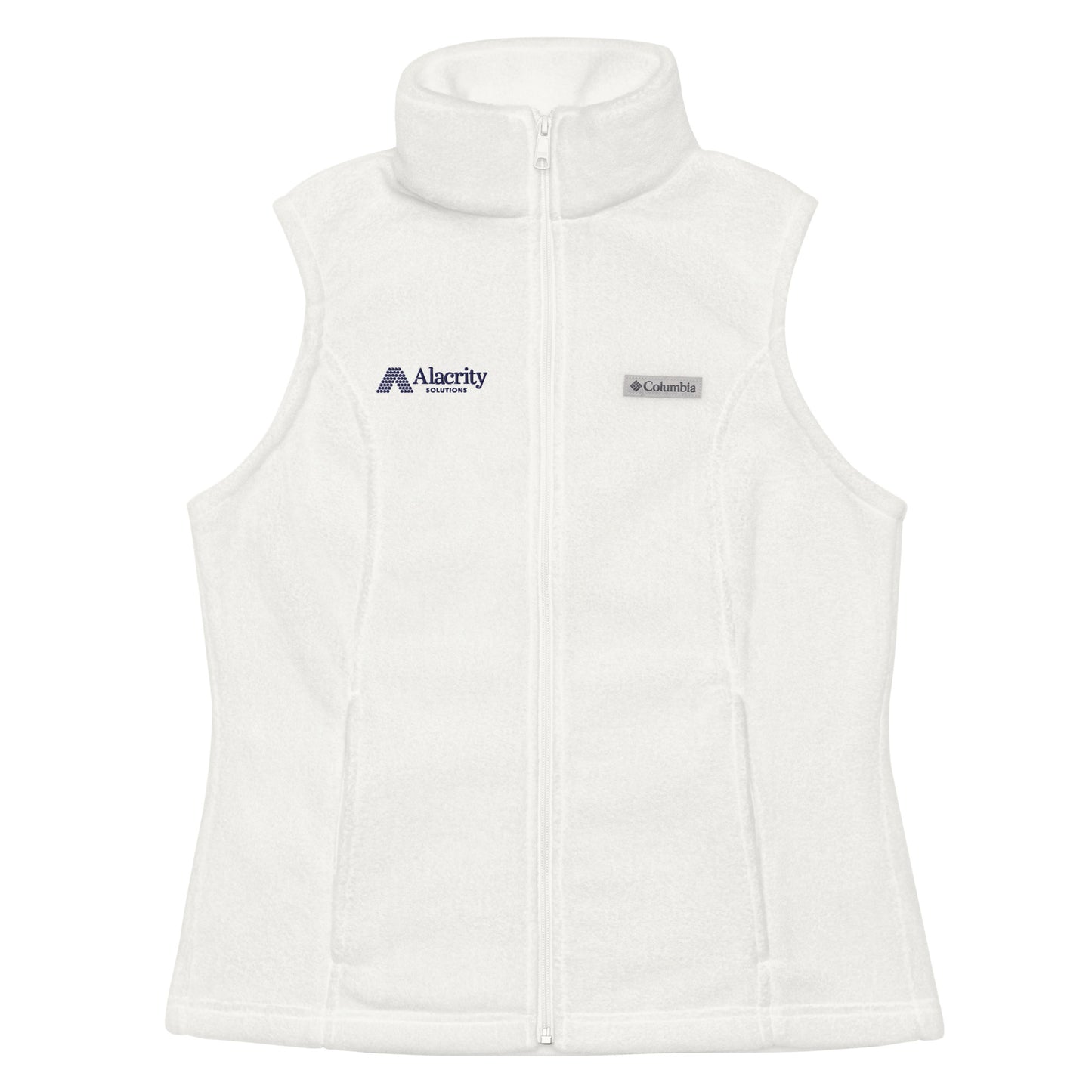 Women’s Columbia Fleece Vest (white)